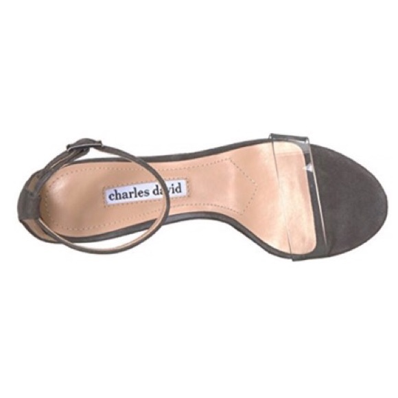 ♠️🆕 Charles David ✦D'Orsay Stiletto Sandal ✦ Grey - Picture 7 of 8